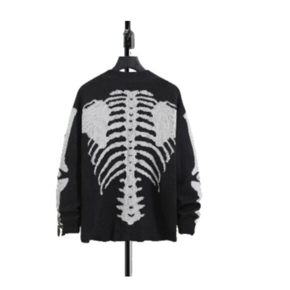 NEW Large TWENTY ONE PILOTS Cardigan -- Inspired Men's Cardigan Skeleton Sweater - Picture 3 of 8